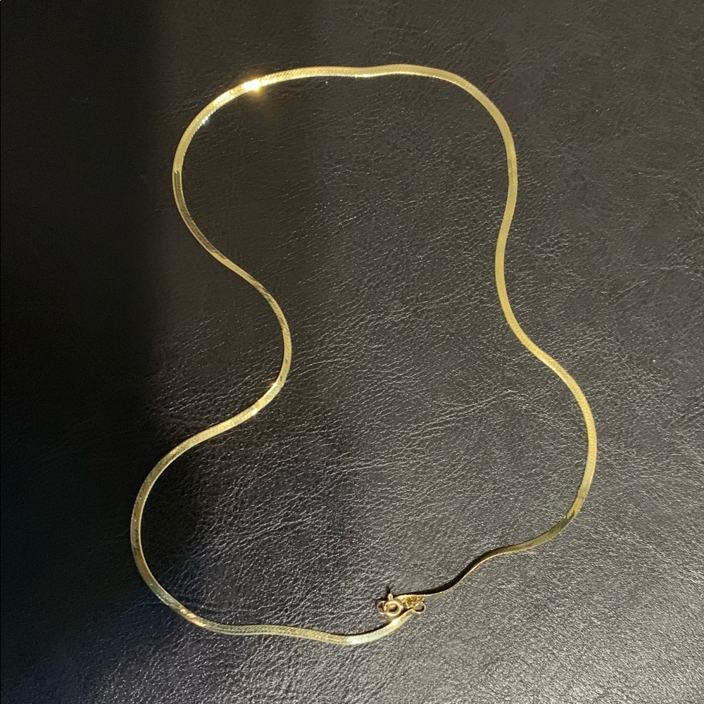 ✅SOLD✅14K Herringbone Necklace